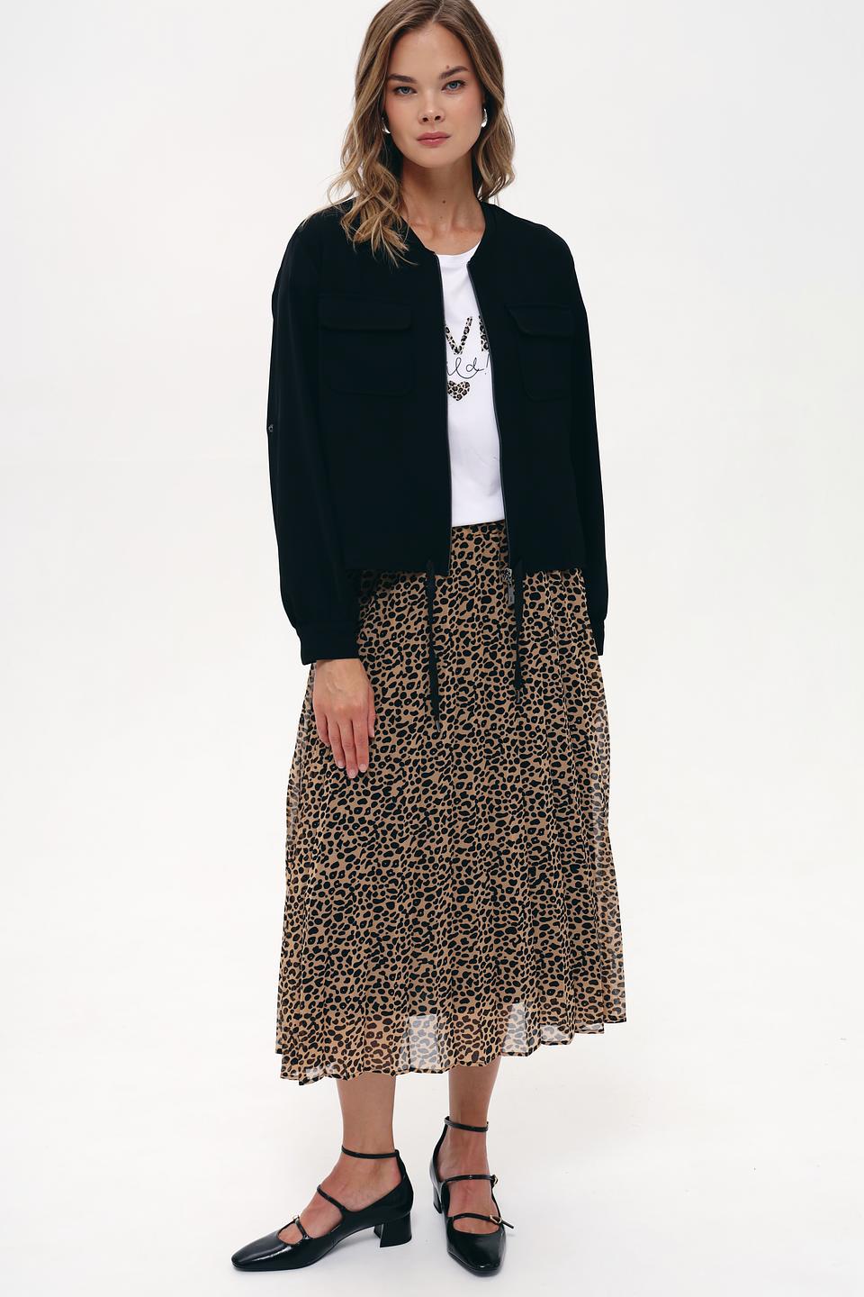 Юбка More and More леопард