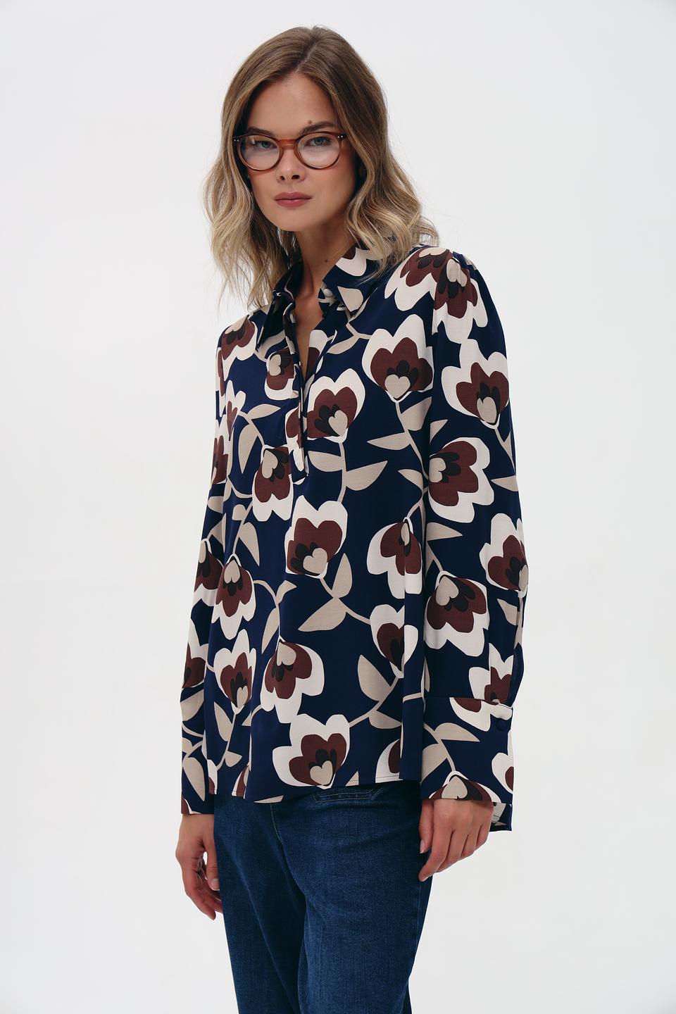 Блуза Seidensticker с цветочным принтом