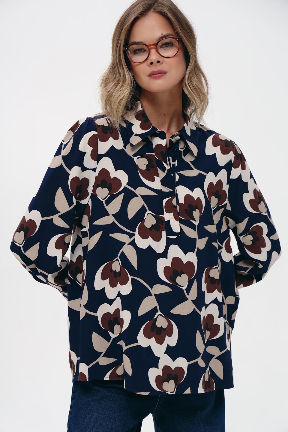 Блуза Seidensticker с цветочным принтом