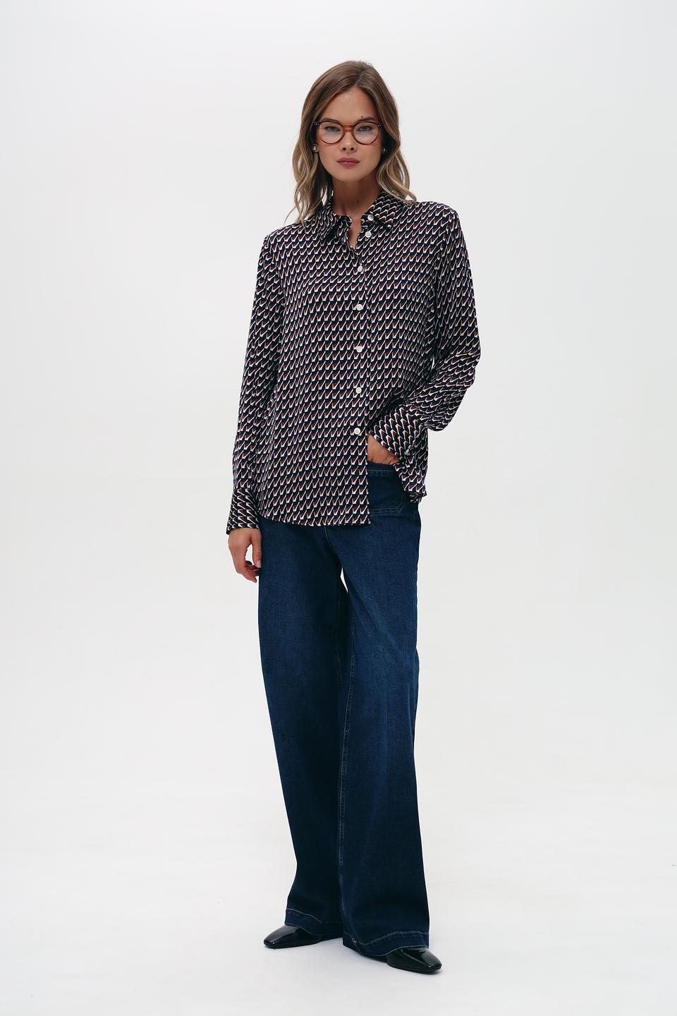 Блуза Seidensticker с принтом