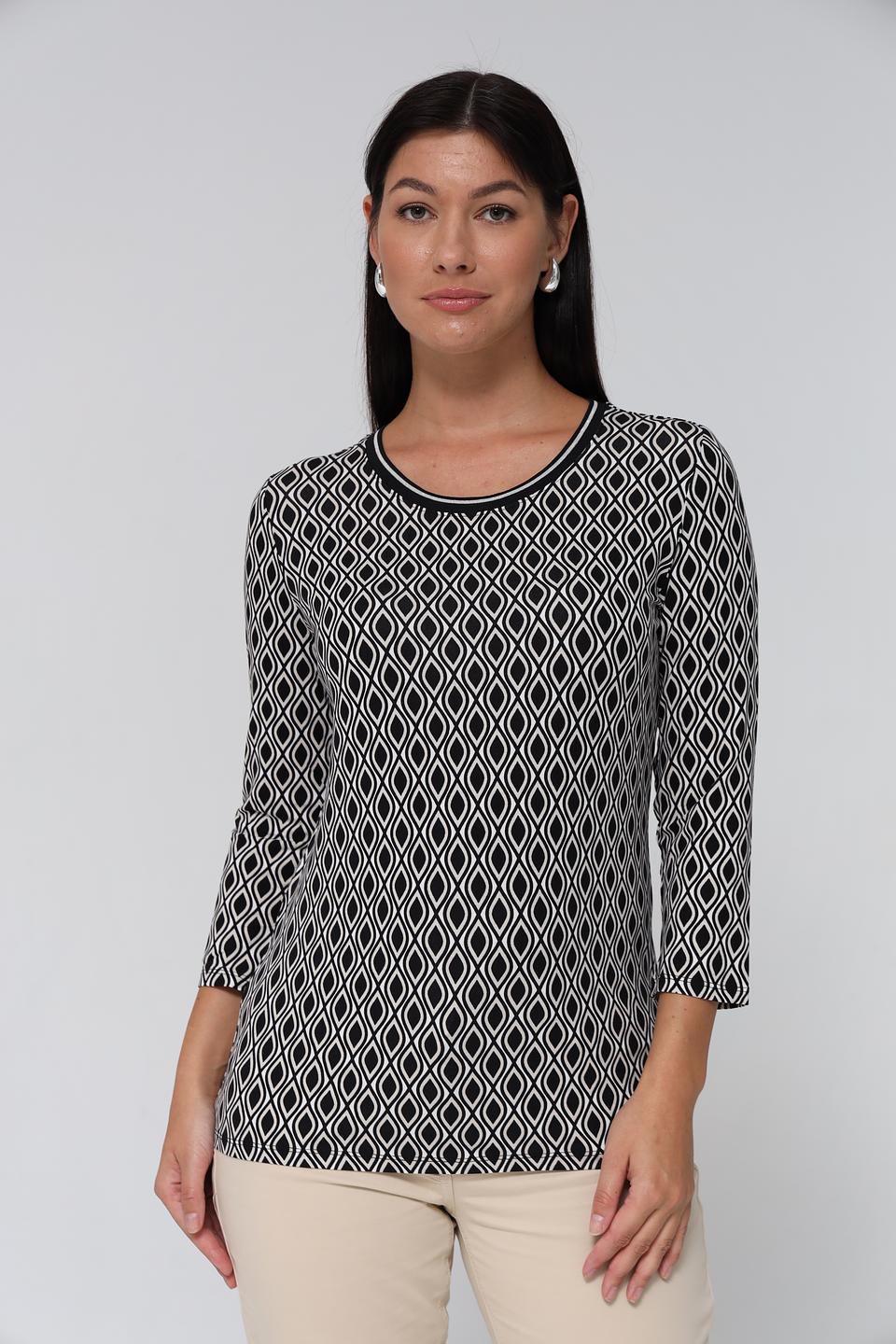 Футболка Betty Barclay с геометрическим принтом