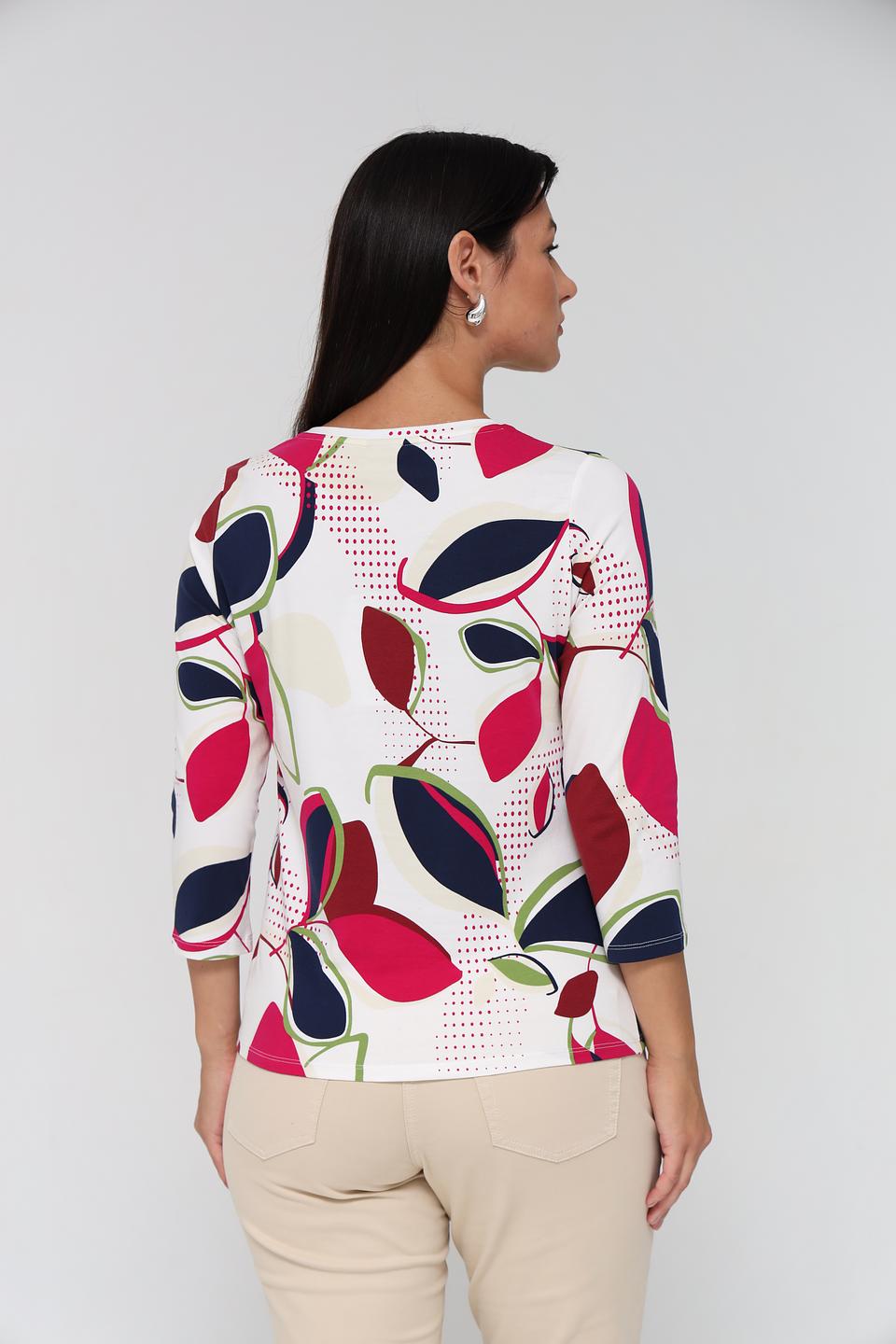 Лонгслив Rabe collection с цветочным принтом