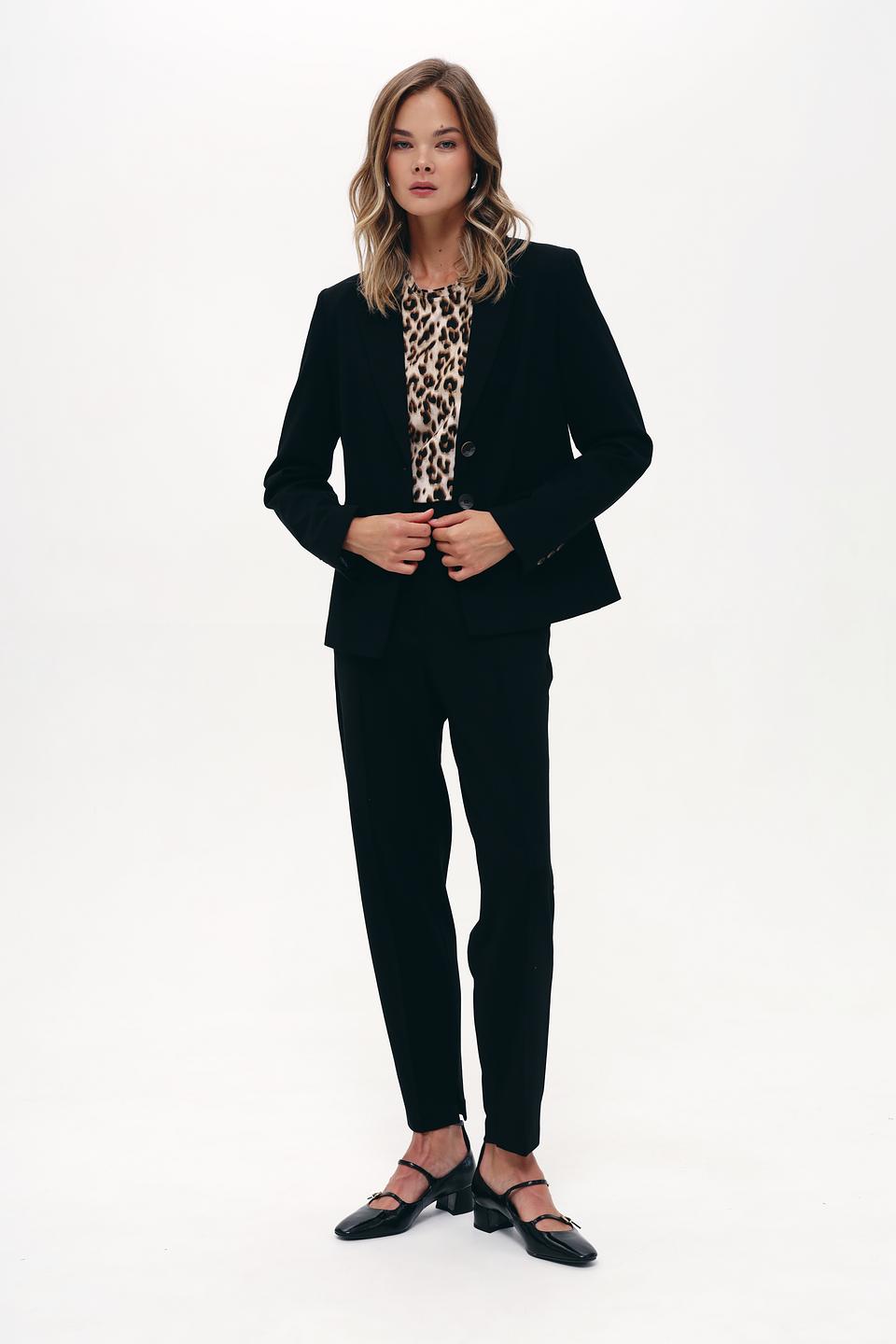 Жакет Gerry Weber чёрный приталенный