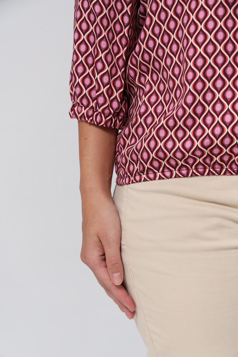 Блузка Bianca с геометрическим принтом