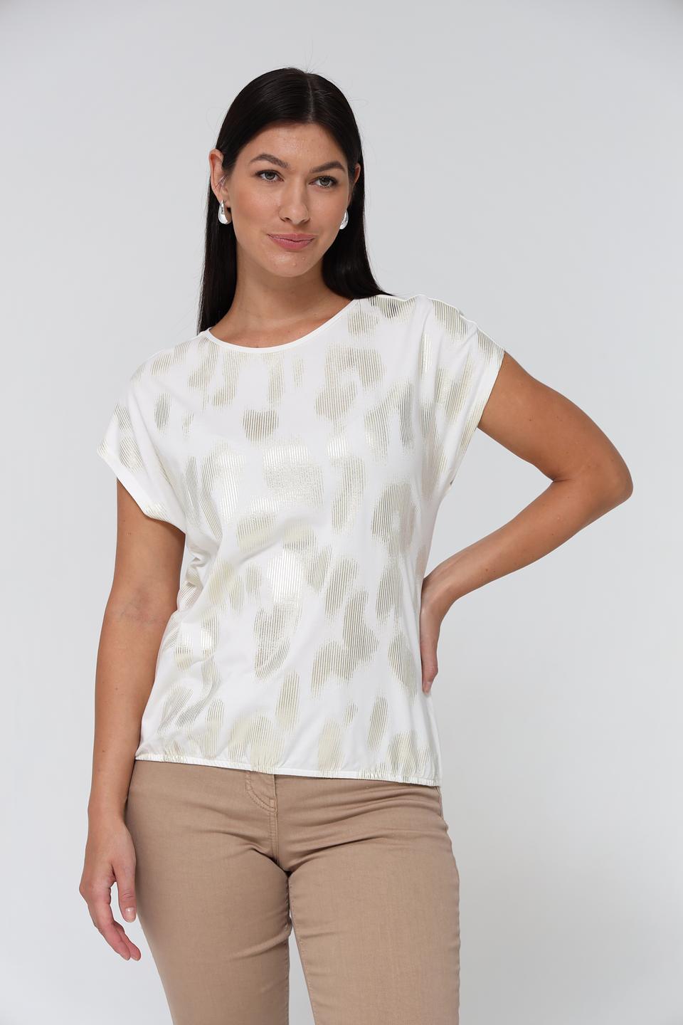 Футболка Gerry Weber с золотым принтом