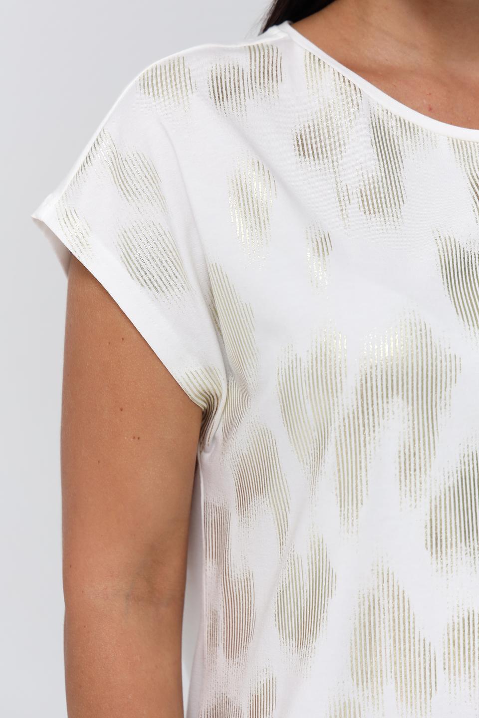 Футболка Gerry Weber с золотым принтом