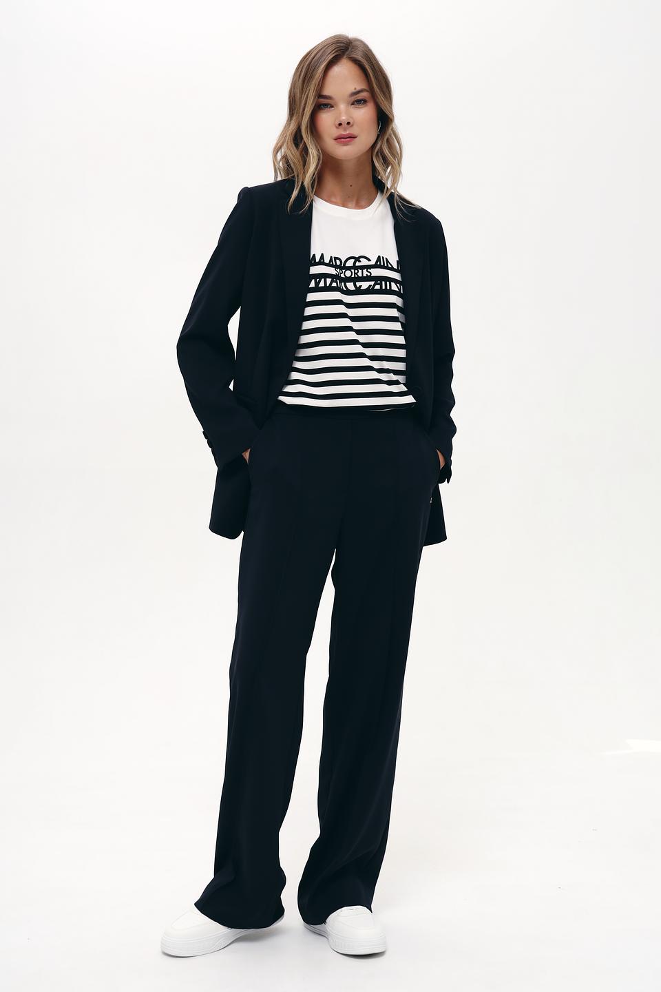 Жакет Marc Cain чёрный приталенный