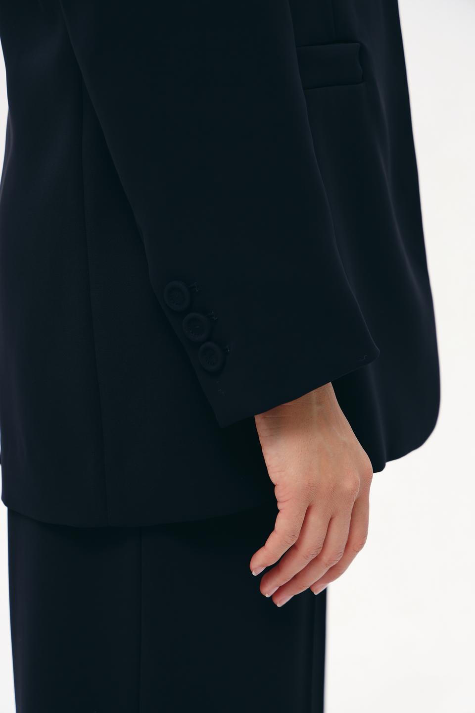 Жакет Marc Cain чёрный приталенный