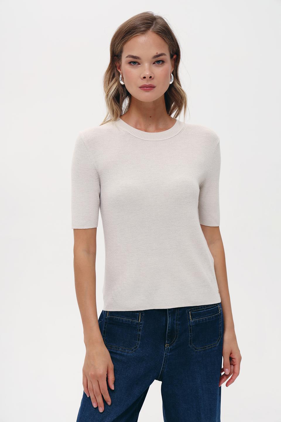 Пуловер Marc Cain бежевый