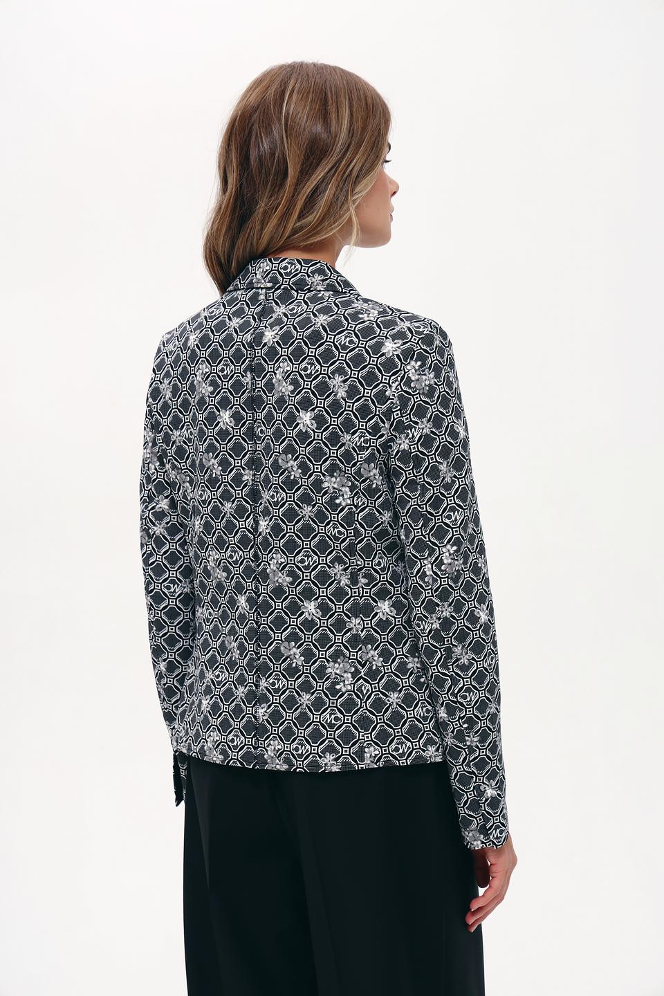 Жакет Marc Cain с геометрическим принтом