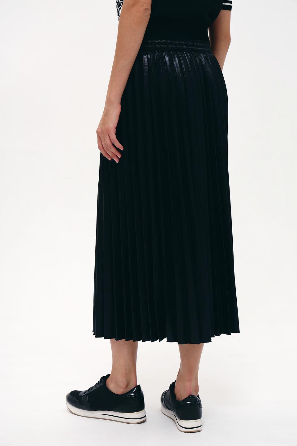 Юбка Lecomte плиссированная чёрная