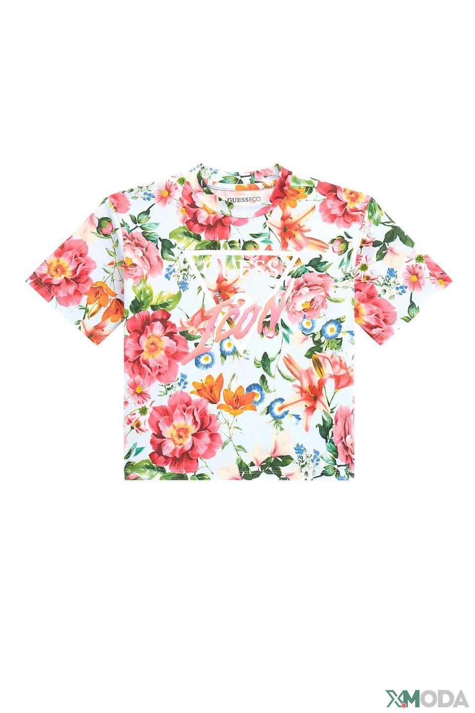 Футболка Guess цветочный принт