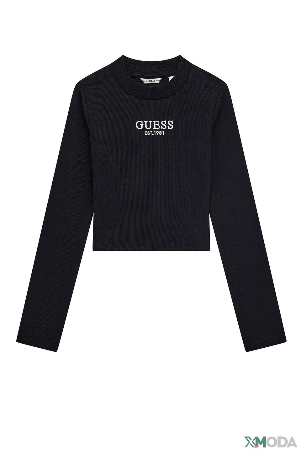 Футболка Guess чёрная с логотипом