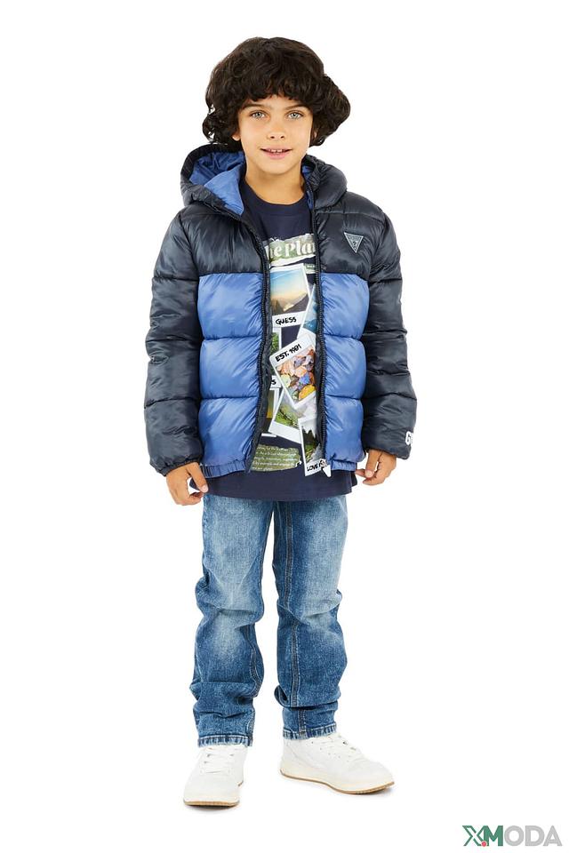 Куртка Guess детская стеганая синяя
