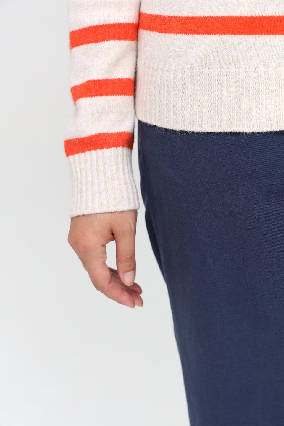 Пуловер Olsen в полоску