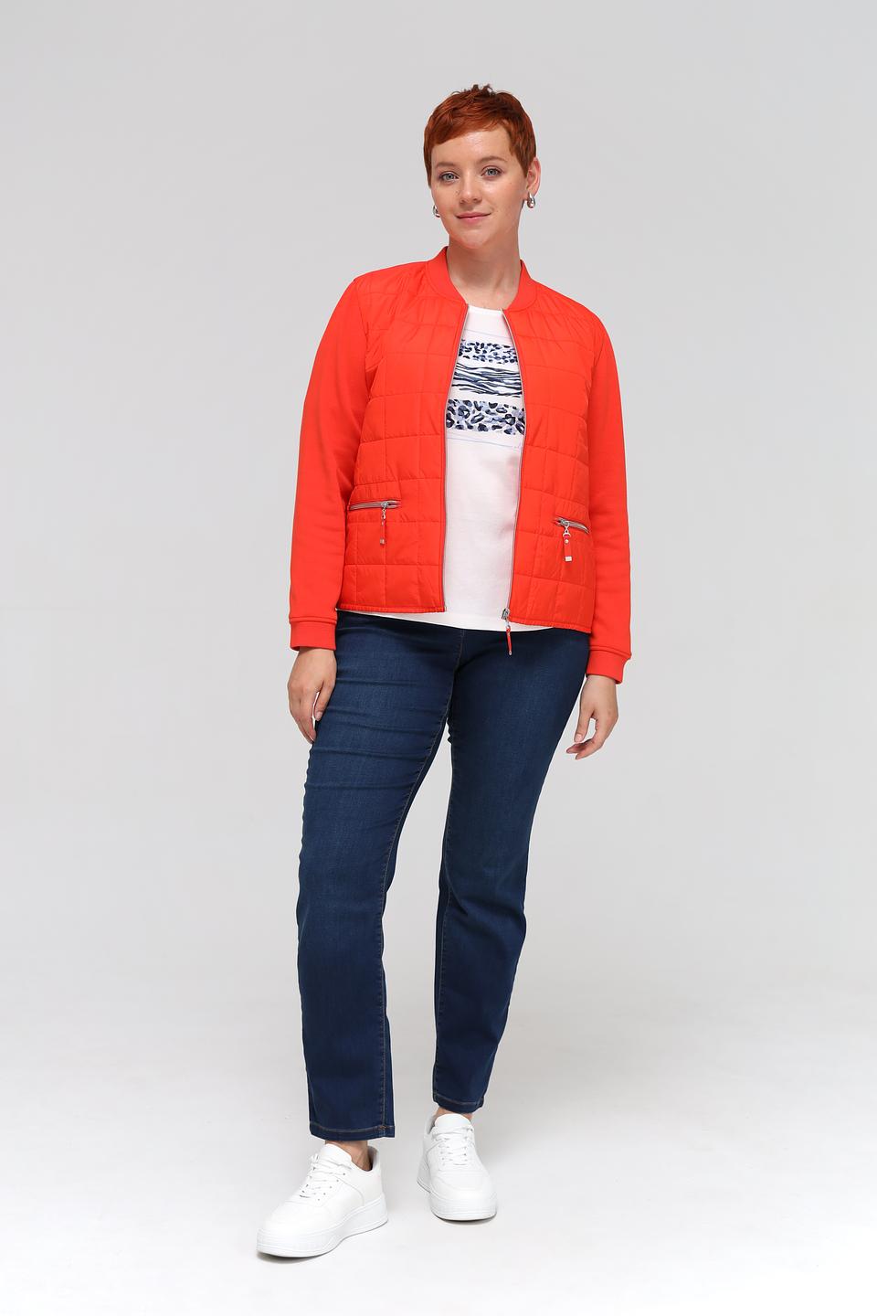 Жакет Olsen стеганый оранжевый