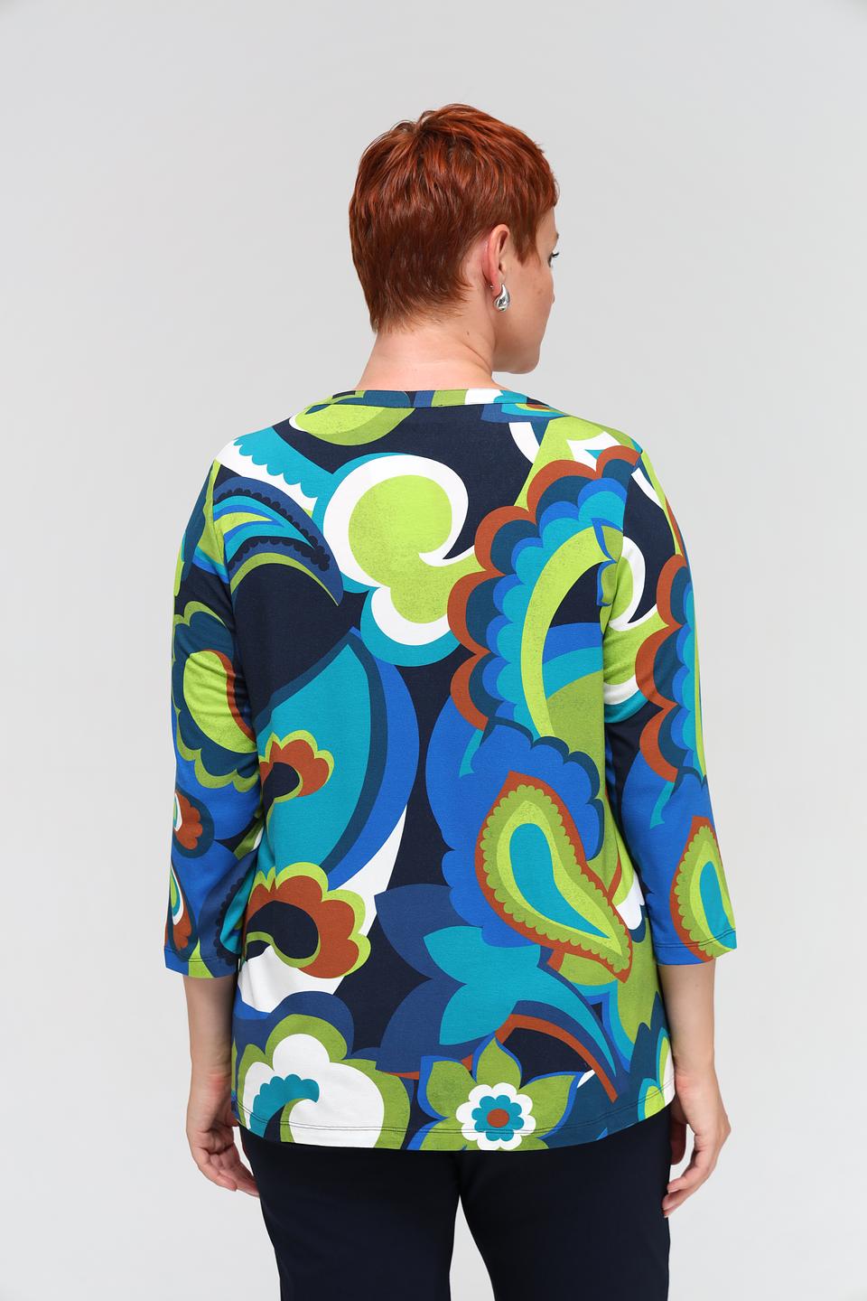 Блуза Via Appia с цветочным принтом