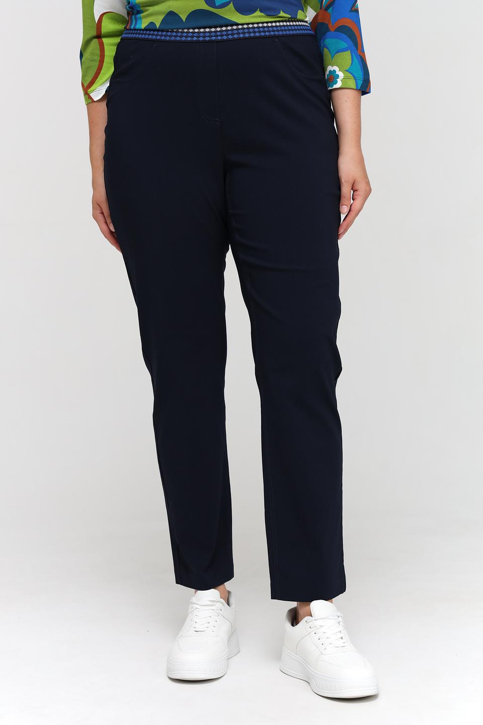 Брюки Via Appia DUE женские темно-синие