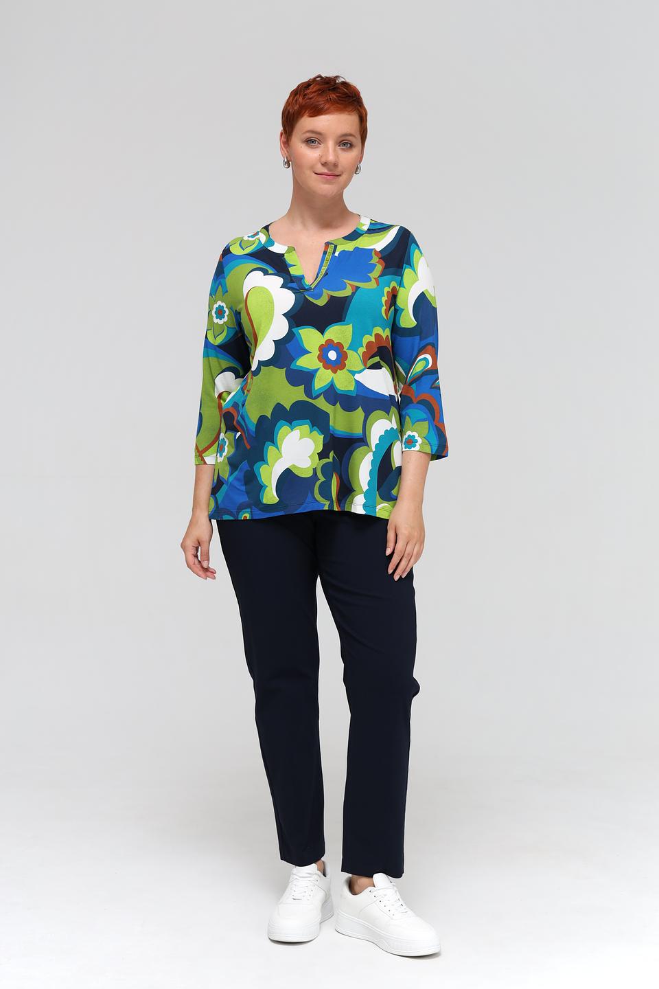 Брюки Via Appia DUE женские темно-синие