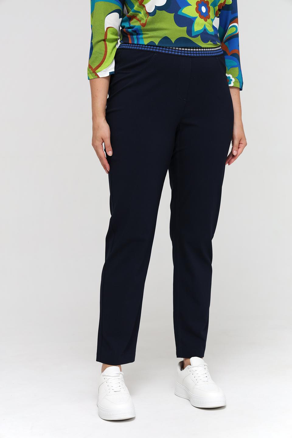 Брюки Via Appia DUE женские темно-синие