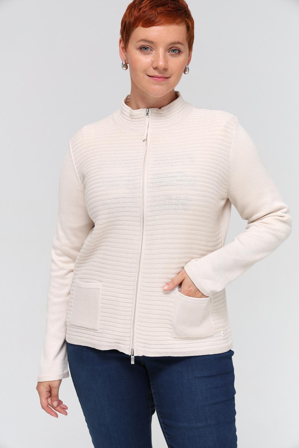 Жакет Olsen бежевый на молнии