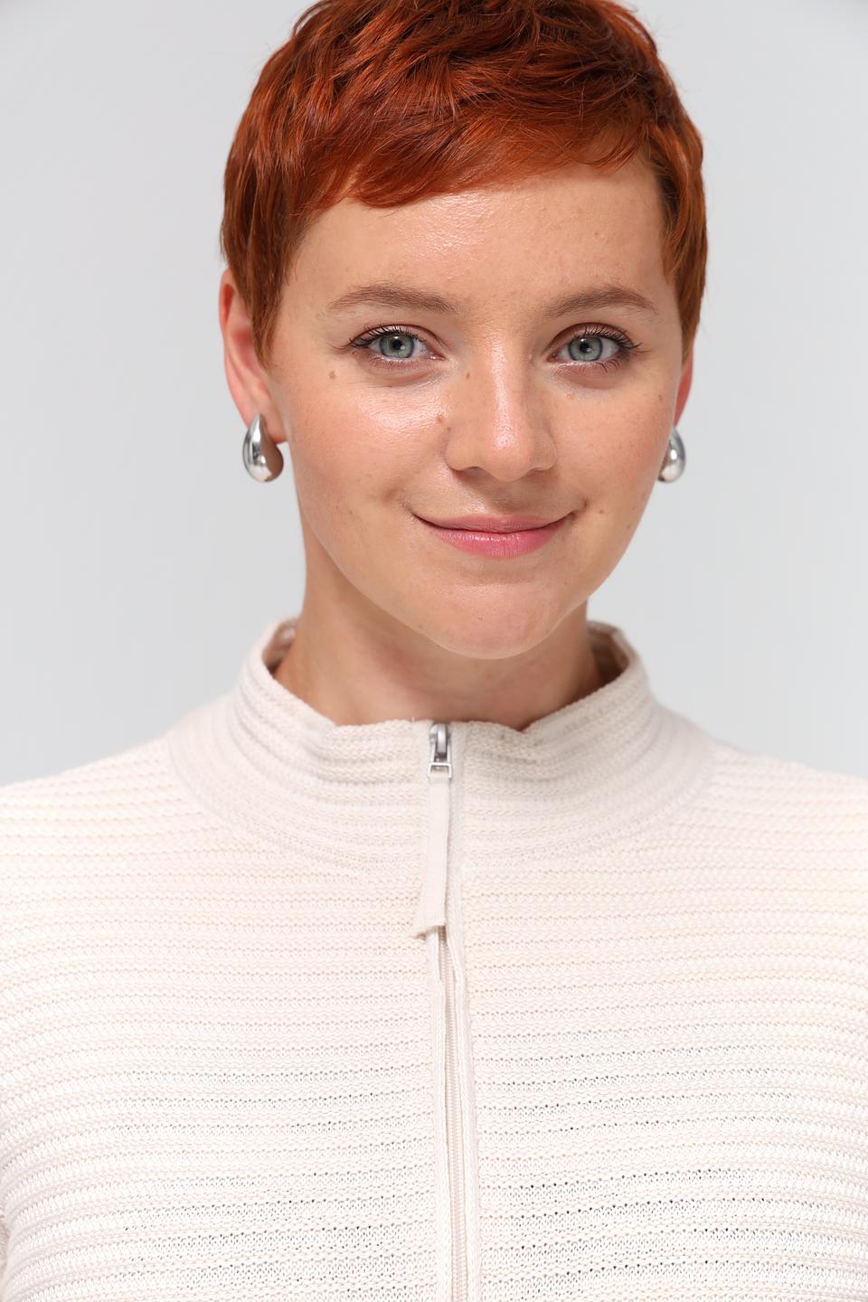 Жакет Olsen бежевый на молнии