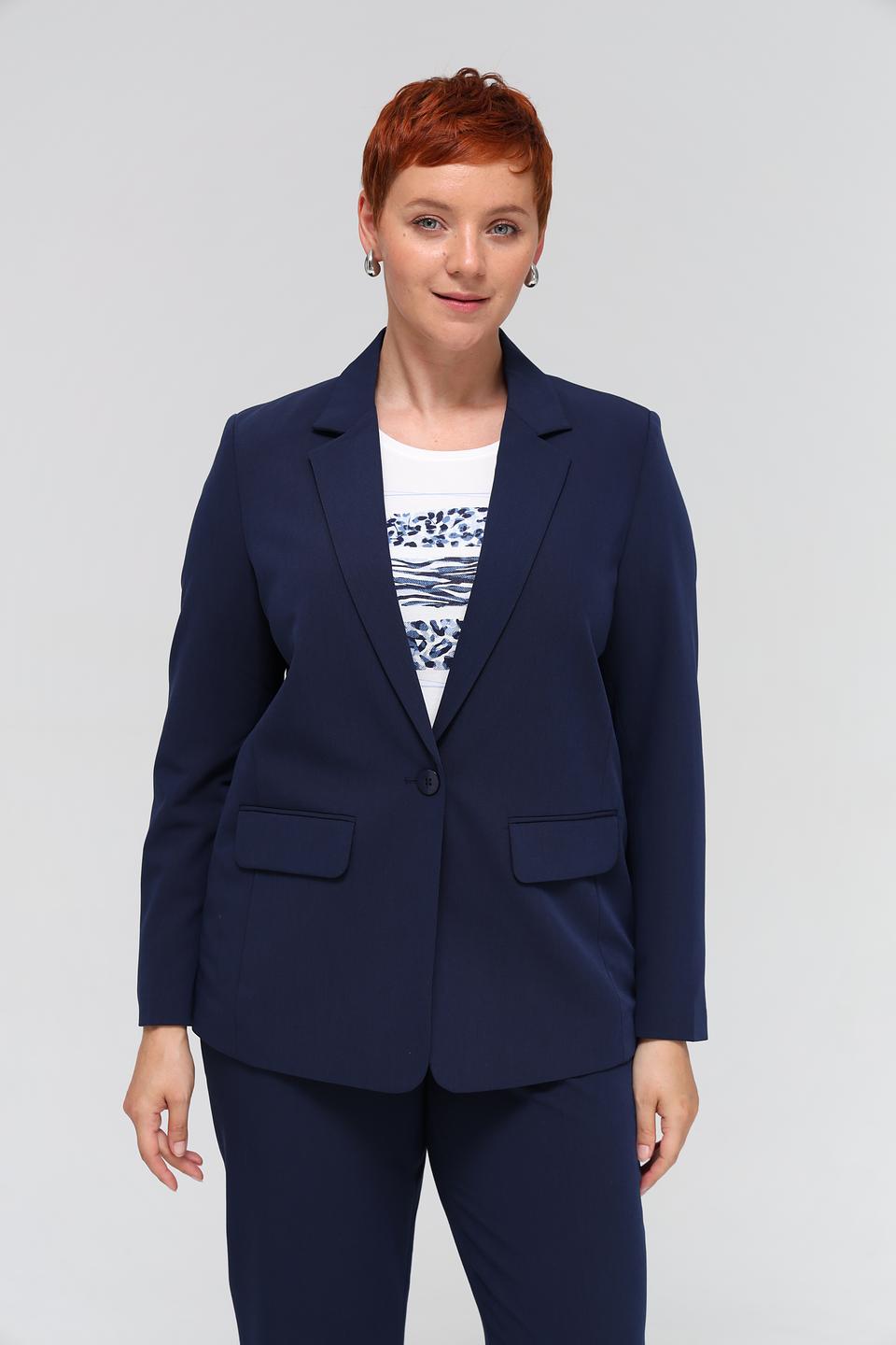 Жакет Olsen приталенный синий