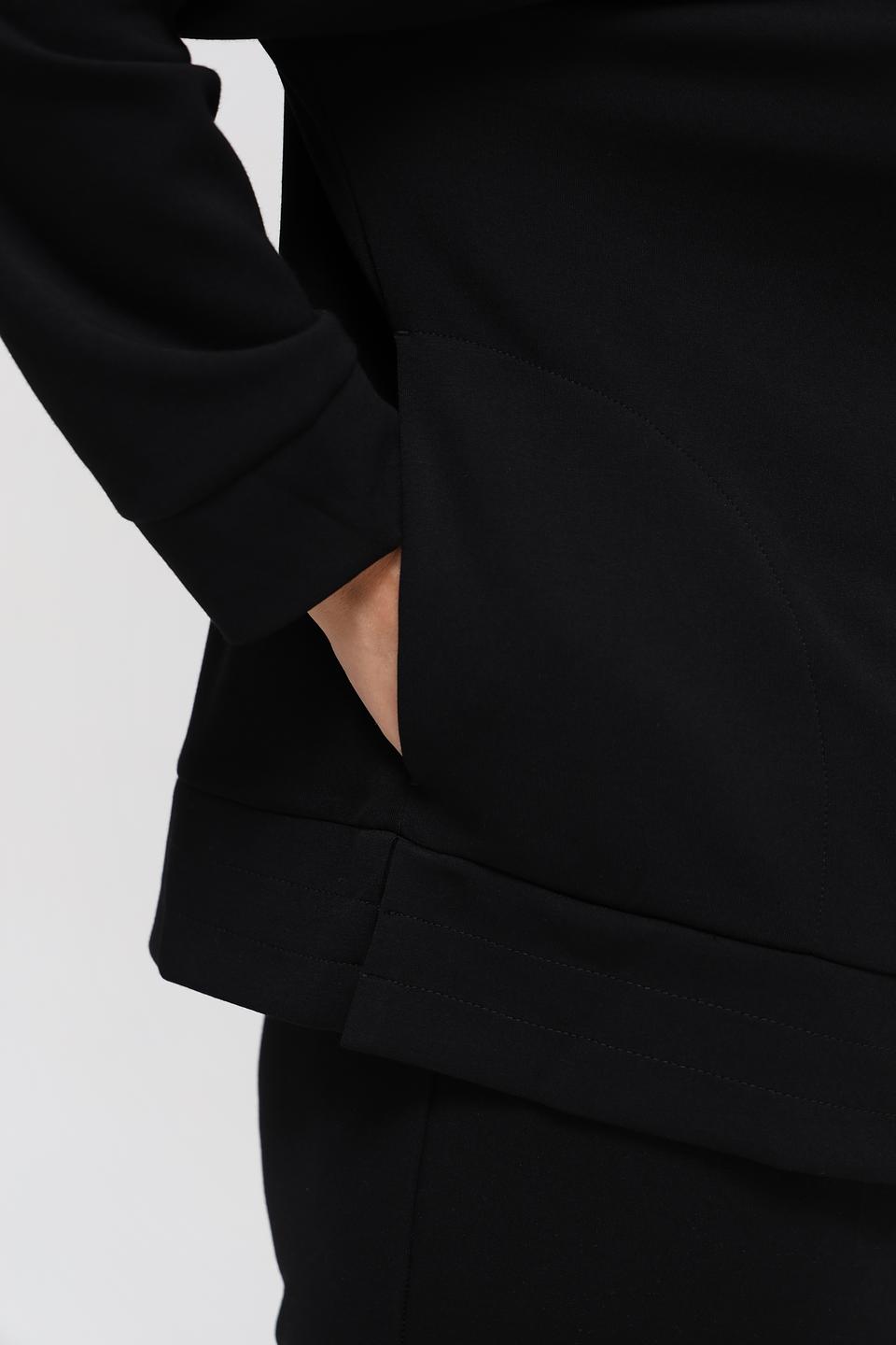 Жакет Lebek на молнии чёрный