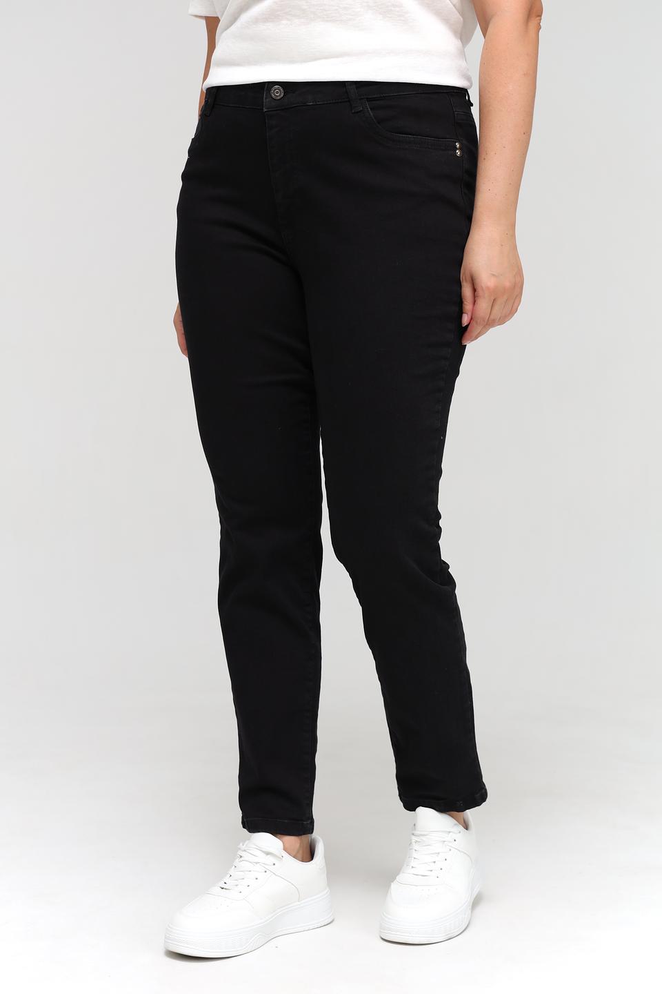 Джинсы Lebek прямые чёрные