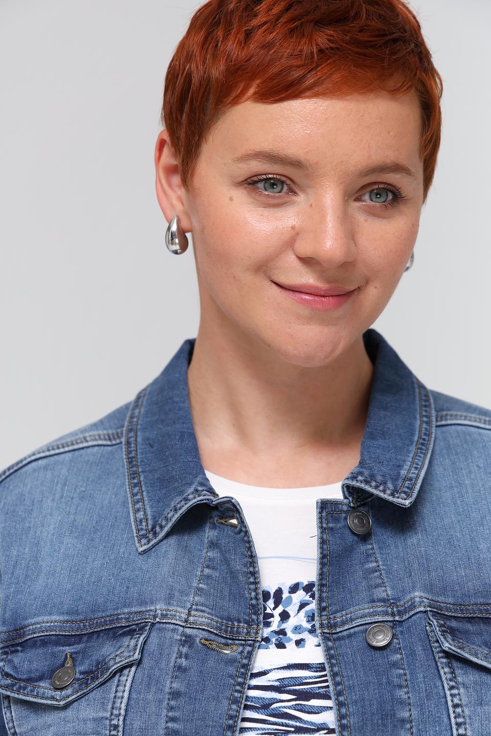 Жакет Via Appia джинсовый синий