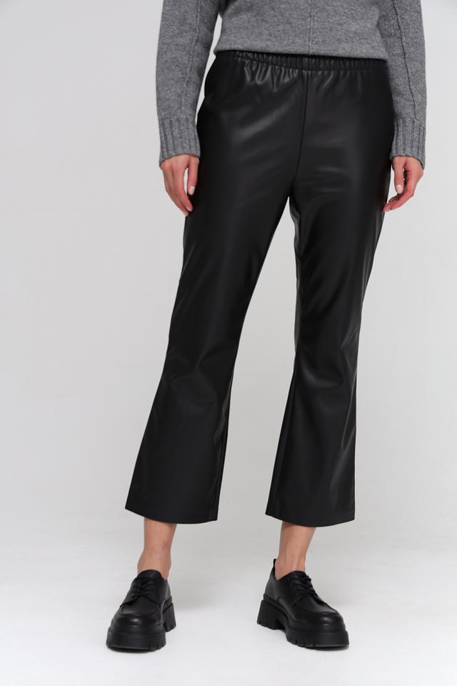 Брюки кожа Broadway чёрные