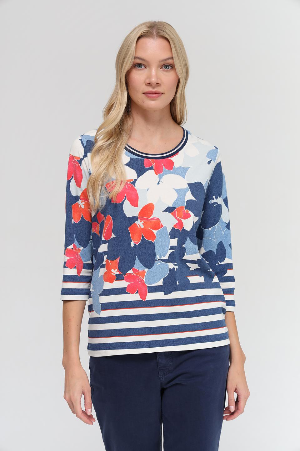 Футболка Olsen с цветочным принтом