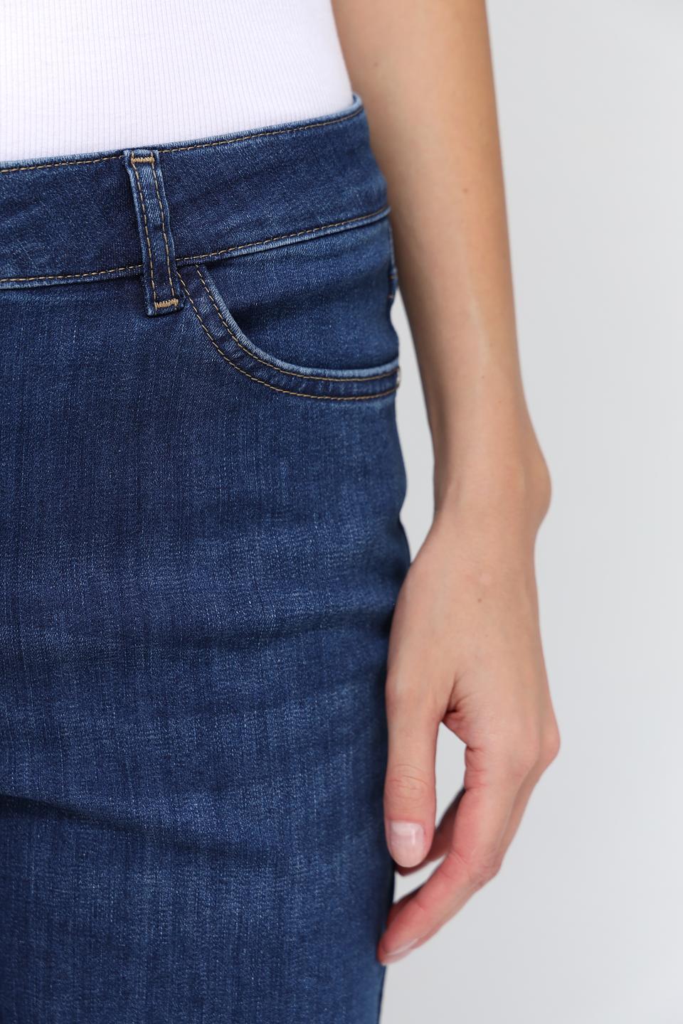 Джинсы Olsen прямого кроя синие