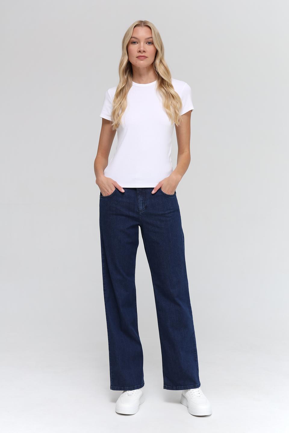 Джинсы Angels прямого кроя синие