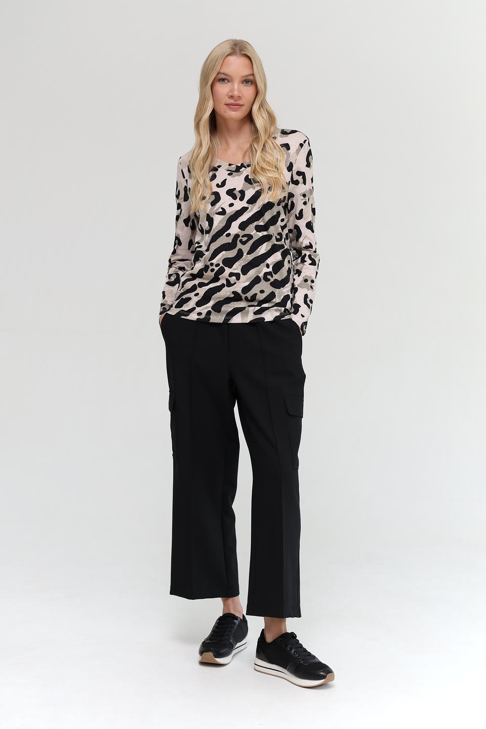 Брюки Bugatti чёрные с карманами