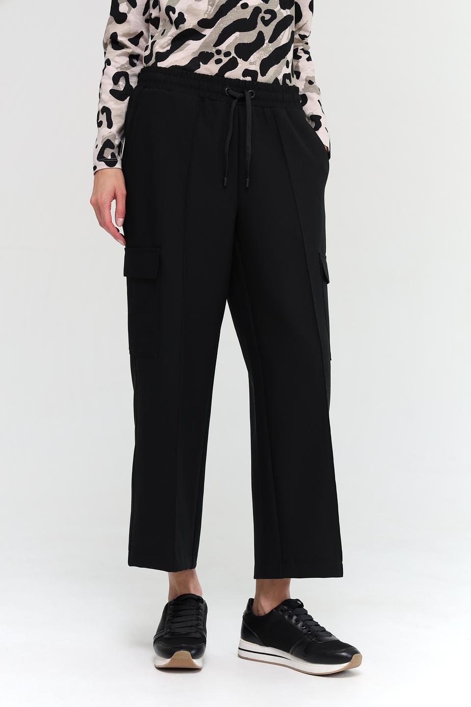 Брюки Bugatti чёрные с карманами