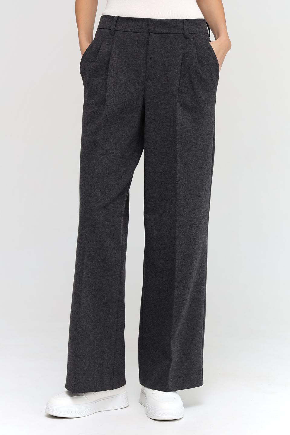 Брюки классические Oui серые