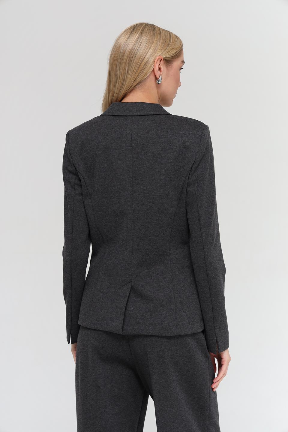 Жакет Oui приталенный серый