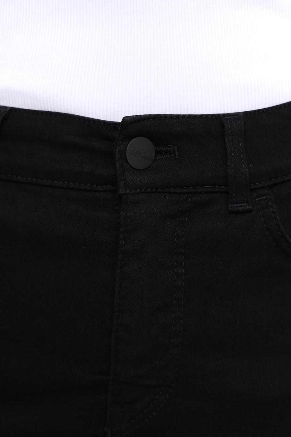 Джинсы Marc Cain с кружевом чёрные