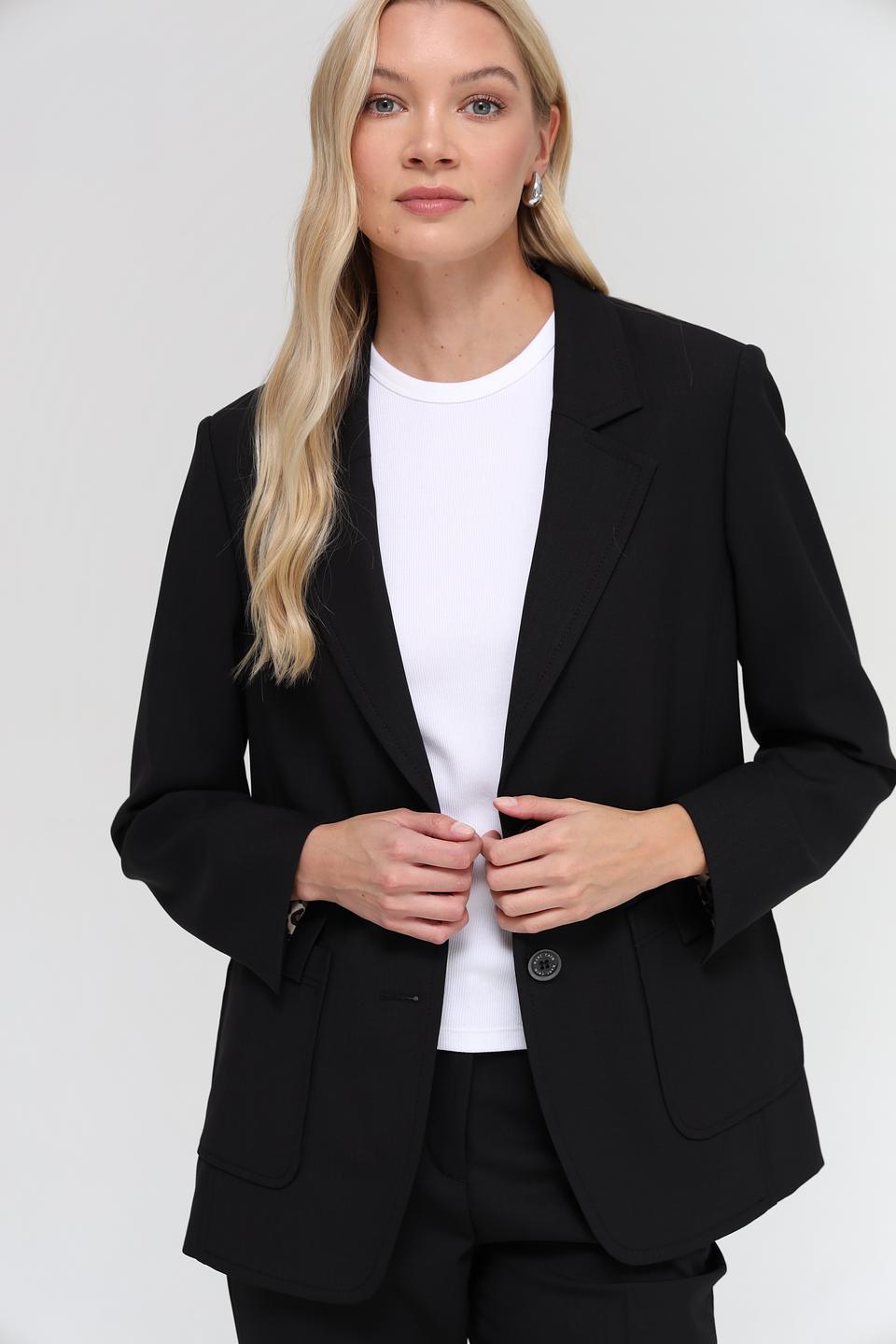 Жакет Marc Cain чёрный приталенный