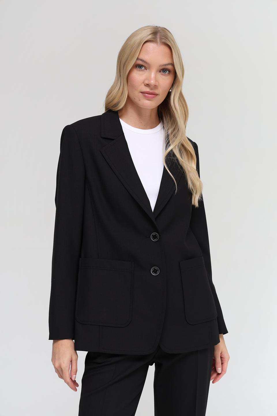 Жакет Marc Cain чёрный приталенный