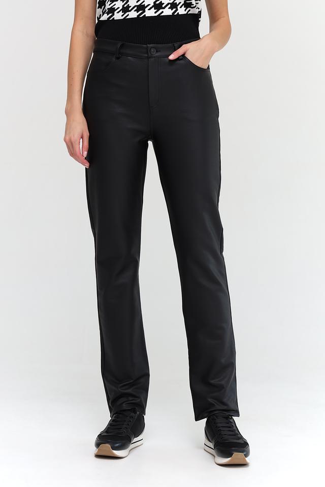 Брюки кожаные Monari чёрные