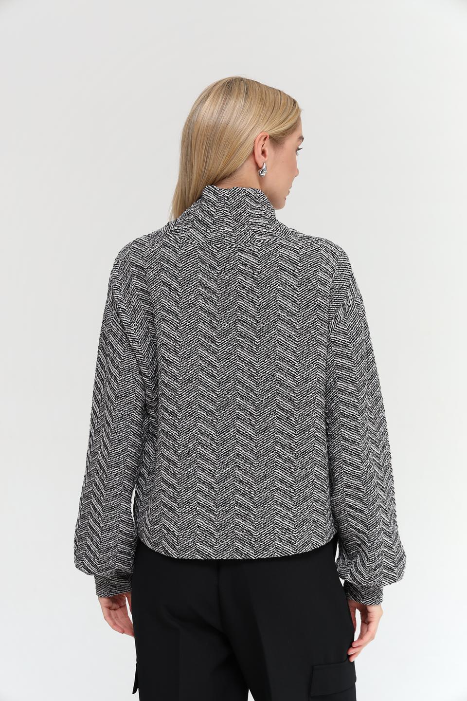 Пуловер Monari в ёлочку