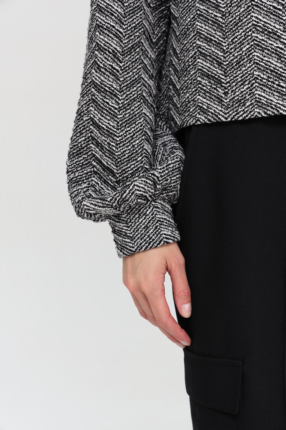 Пуловер Monari в ёлочку