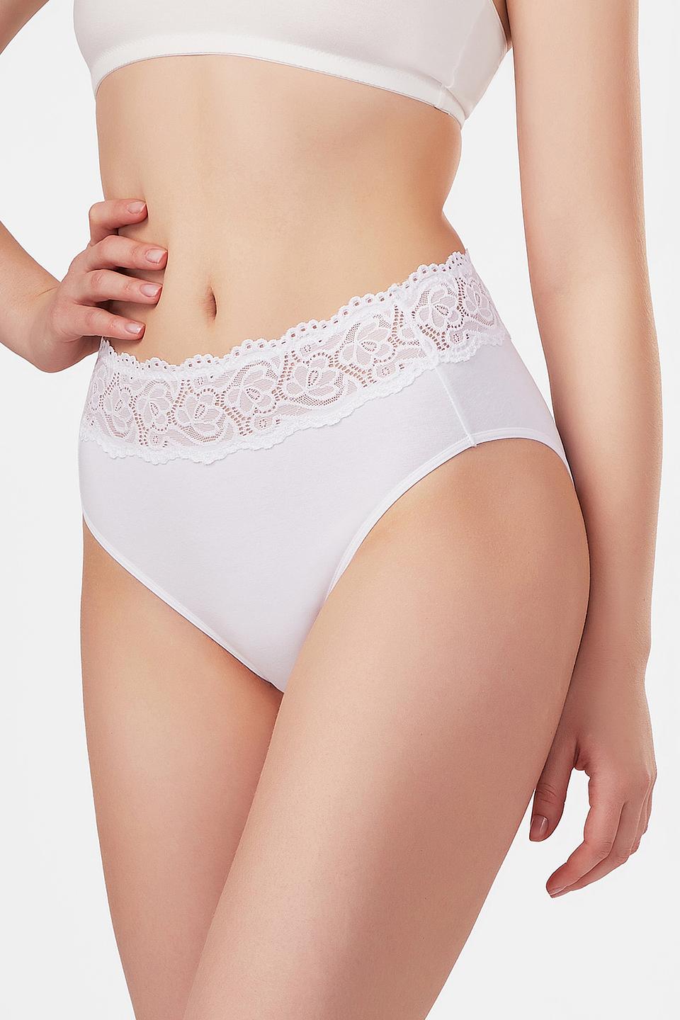 Трусы Lowry с кружевом белый