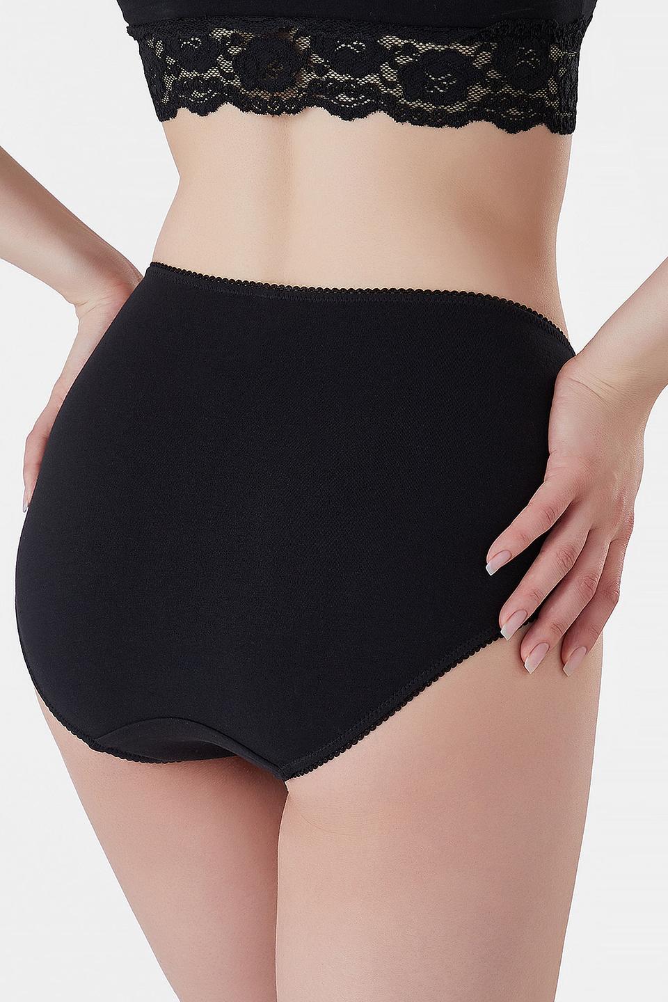 Трусы Lowry с кружевом чёрные