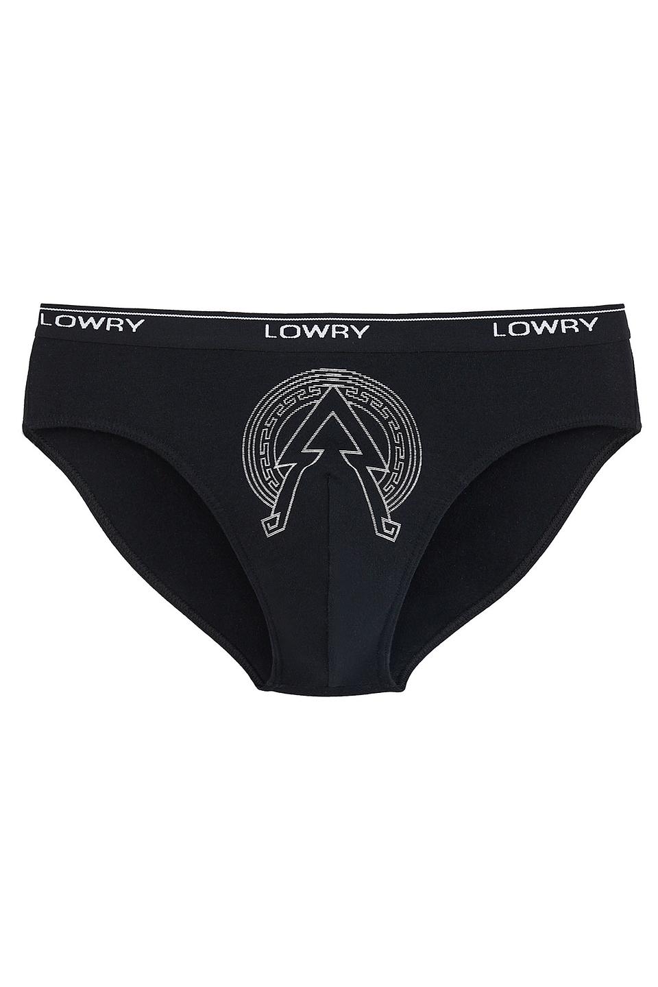 Трусы Lowry мужские чёрные