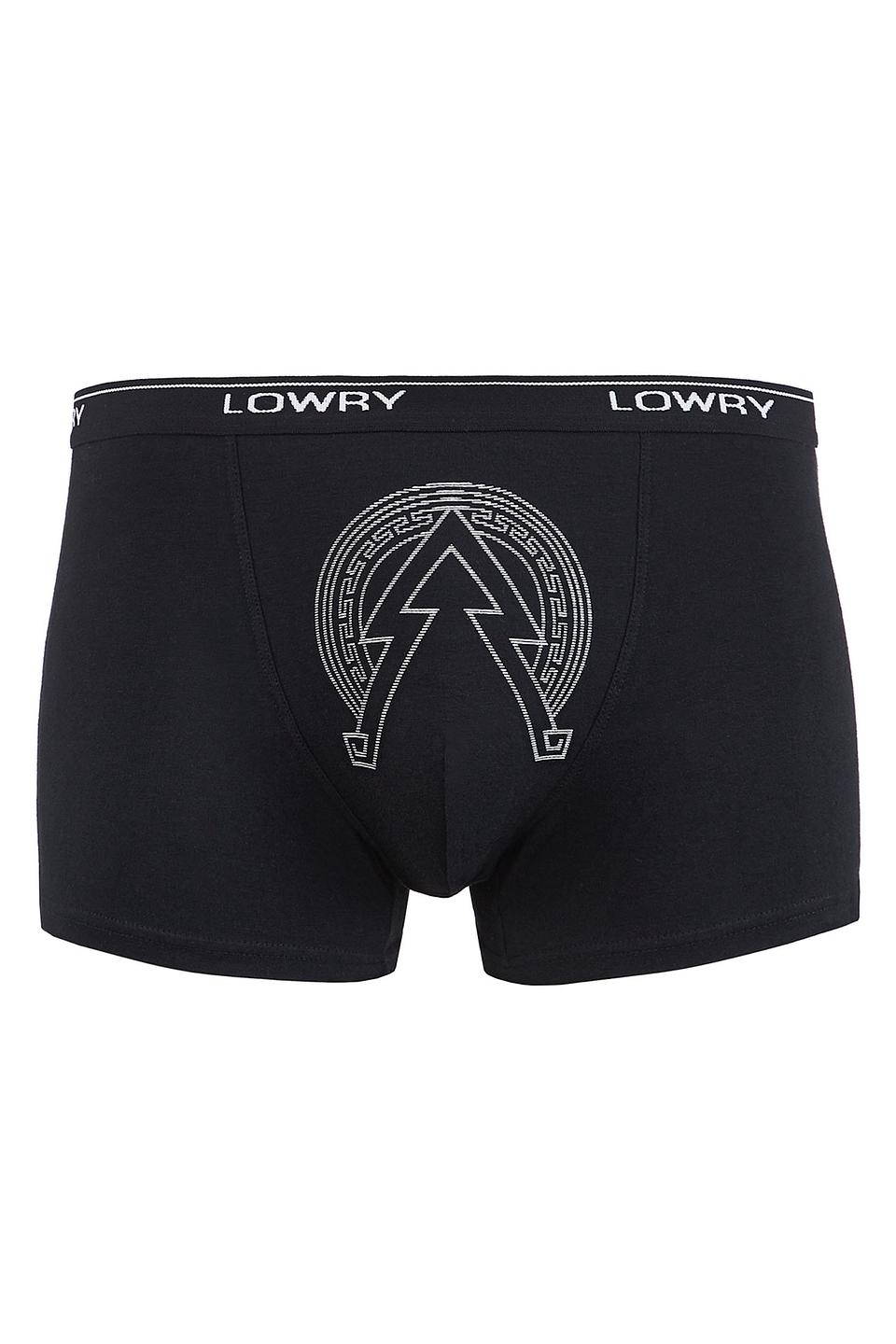 Трусы Lowry мужские чёрные