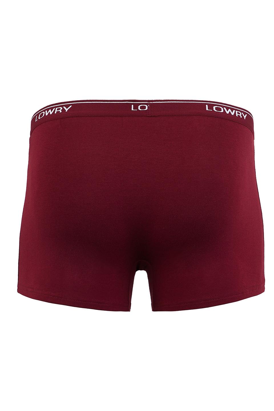 Трусы Lowry с узором бордовые
