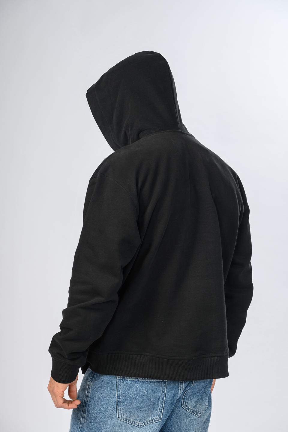 Толстовка Onot1 чёрная с карманом